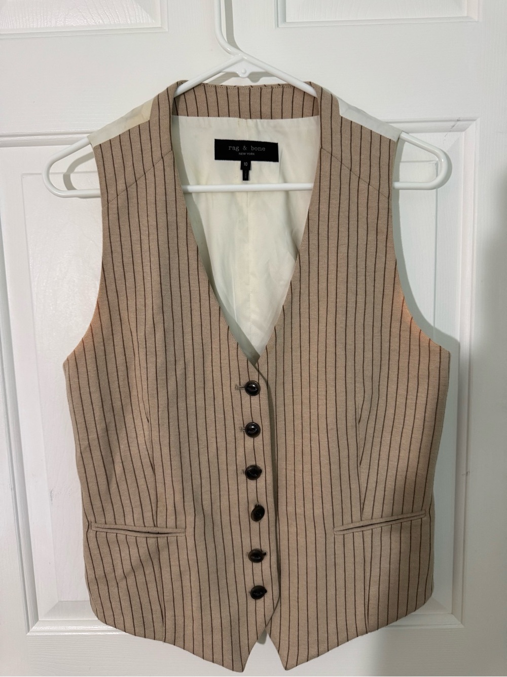 Rag & Bone New York Pinstripe Tailored Vest